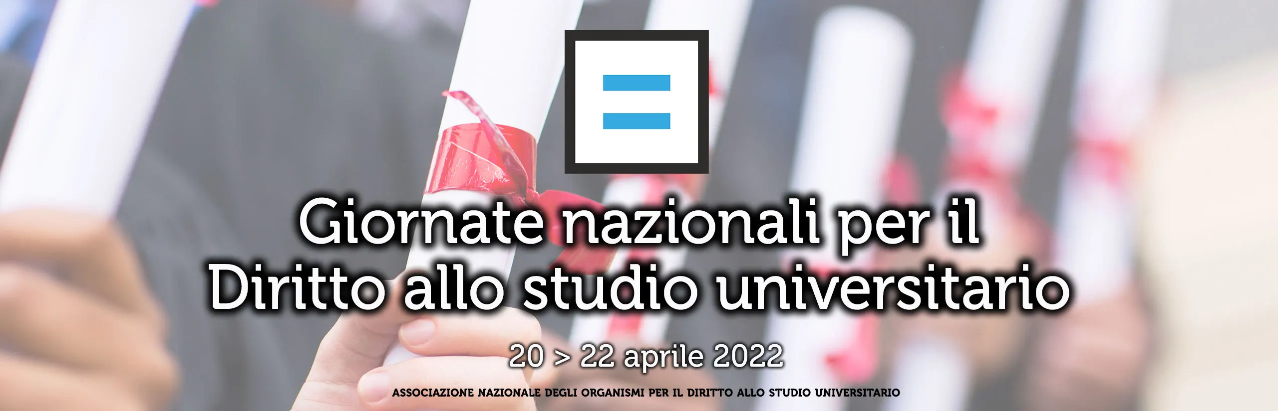 Locandina Giornate nazionali per il Diritto allo Studio universitario