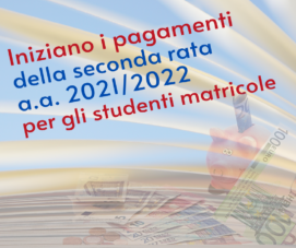 Bando Diritto allo Studio 2021/2022- Inizio pagamenti per gli studenti matricole