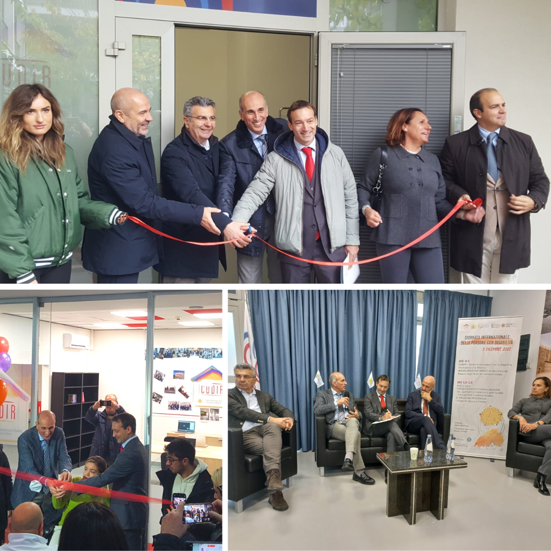 Inaugurazione del nuovo Servizio Congiunto Sostegno- Inclusione e Ambulatorio di Medicina Preventiva – DiSCo,  per favorire inclusione e diritti