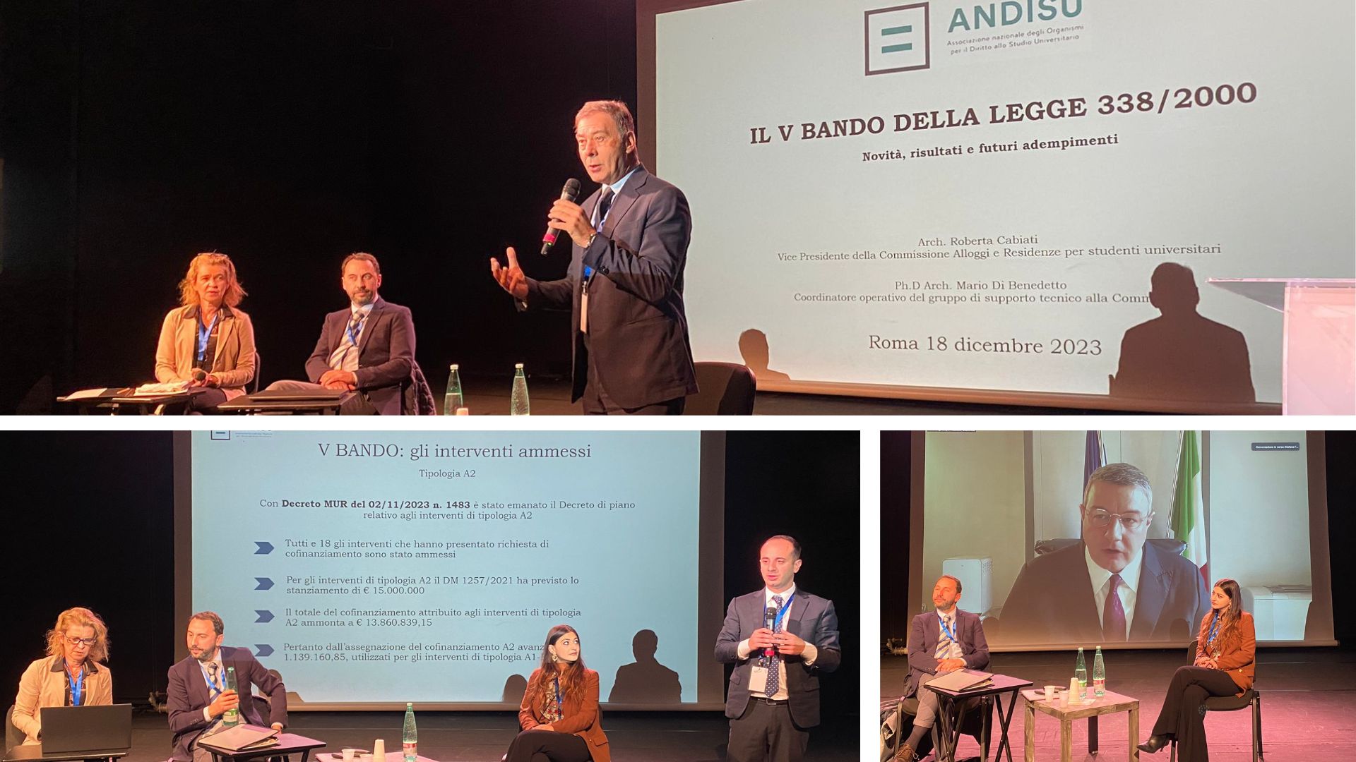 DiSCo e ANDISU partecipano al Workshop su "V bando Legge 338/2000: Adempimenti per i progetti ammessi a finanziamento e prospettive per i progetti ammessi con riserva."