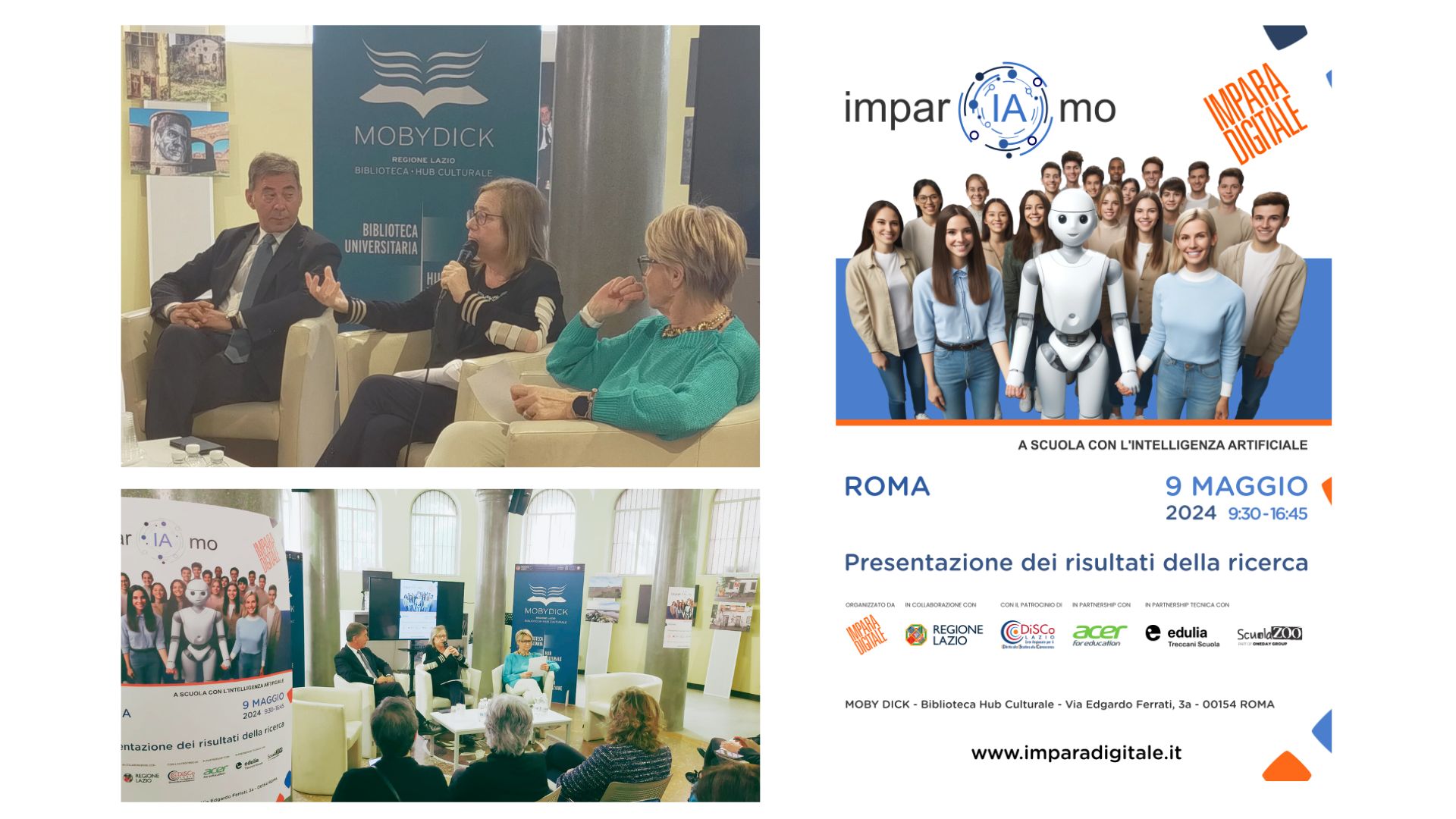 DiSCo presente all'evento "ImparIAmo a scuola con l'intelligenza artificiale", evento organizzato dall'Associazione Centro Studi Impara Digitale
