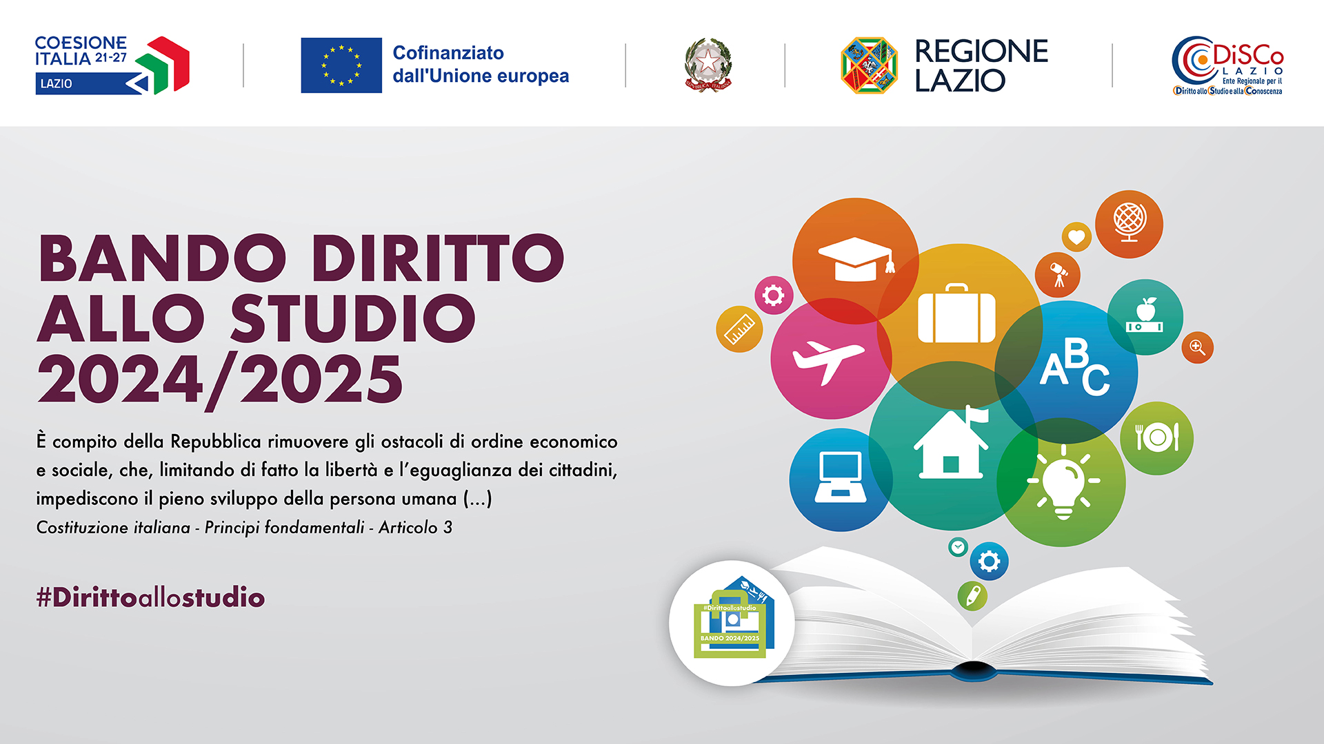 bando diritto allo studio 2024 2025