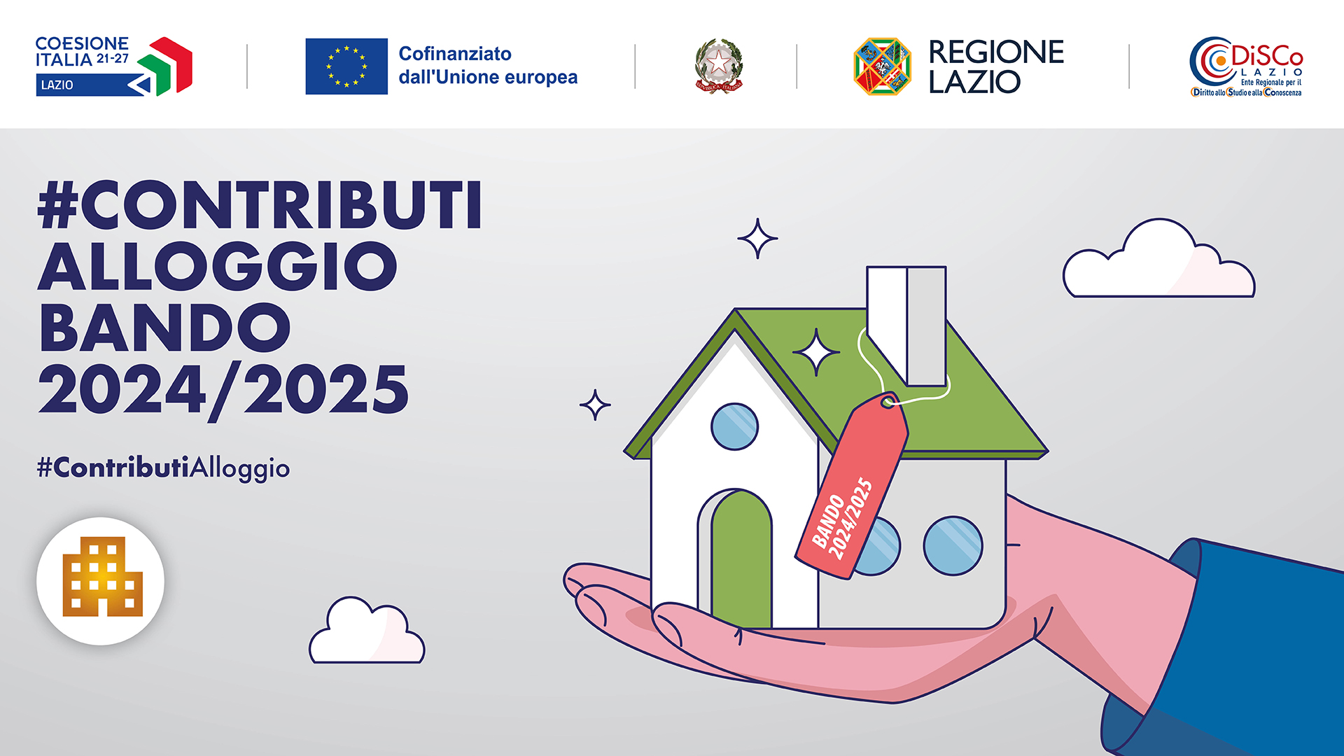 copertina bando contributi alloggio 2024/2025