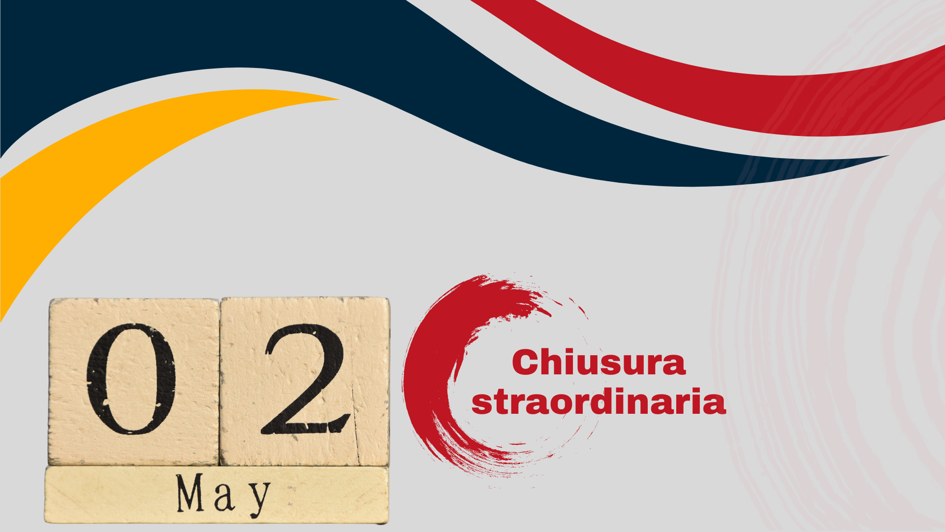 2 maggio 2025 chiusura straordinaria uffici Disco
